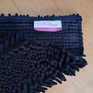 Locker Rugz by Locker Lookz - Black Shag rug for locker or dollhouse